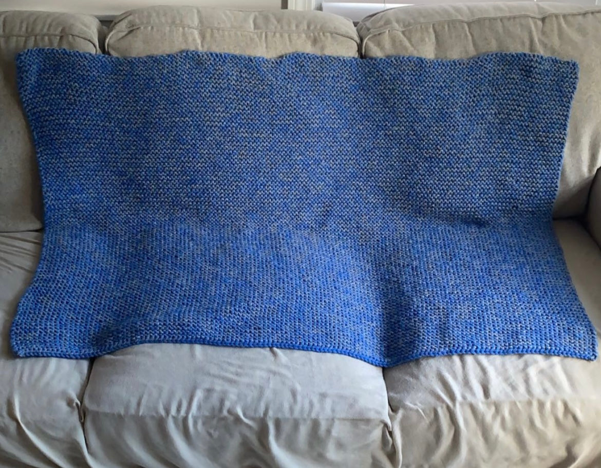 Hand-knitted Blanket